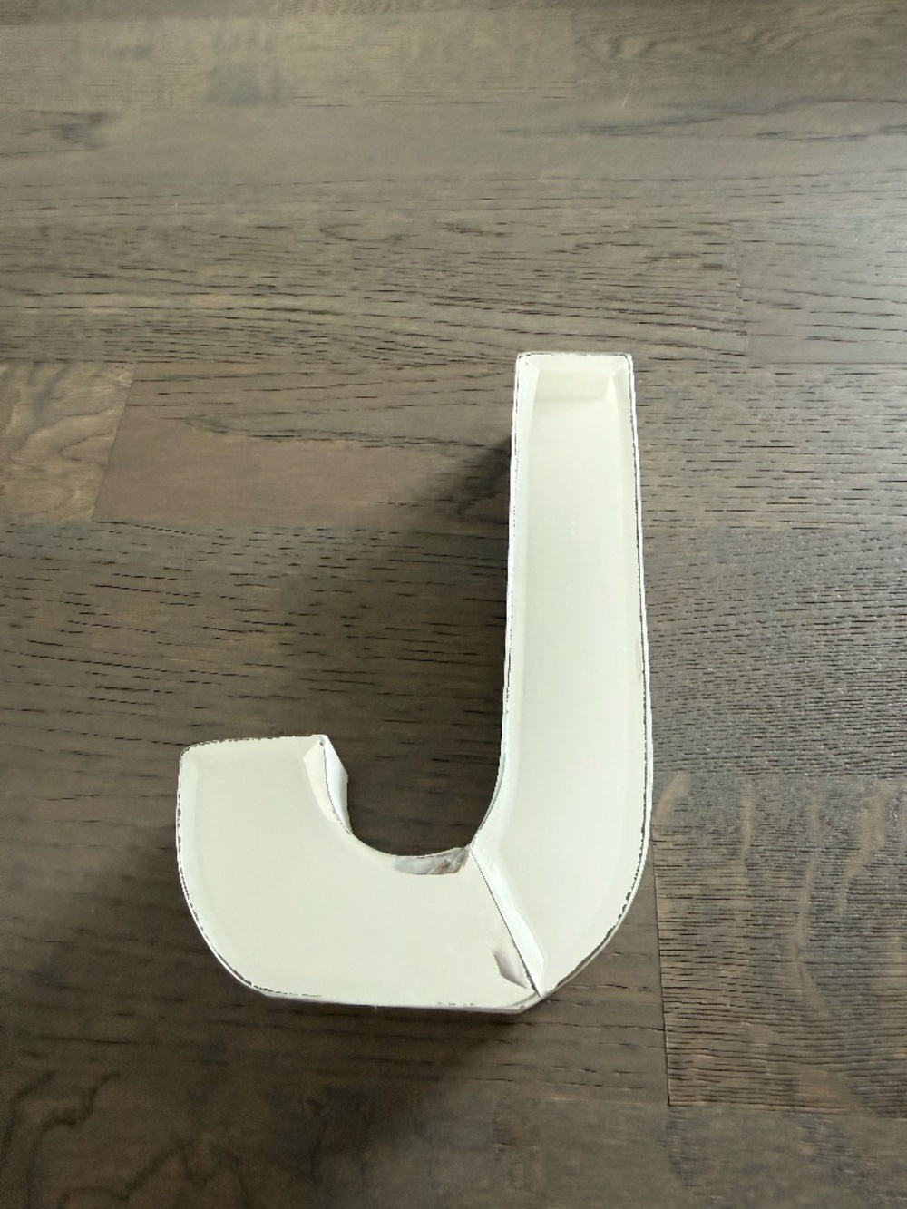 Mirrored Letter “J” Decorative Wall Art / Desk Decor